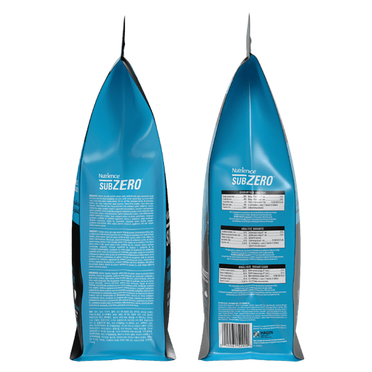 NUTRIENCE SubZero Canadian Pacific 海洋魚肉凍乾粒貓糧|包裝側面