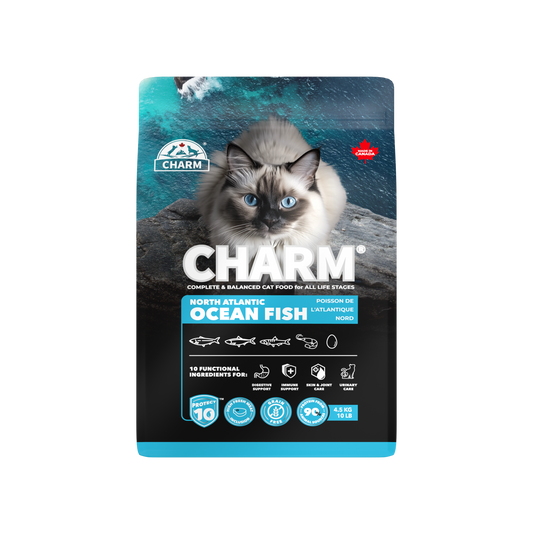 CHARM Protect10™ 超能精華無穀物海洋魚貓糧｜正面包裝（容量以選項為準）