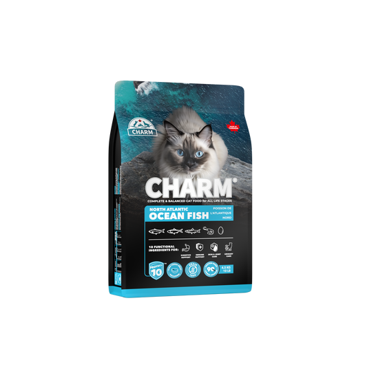 CHARM Protect10™ 超能精華無穀物海洋魚貓糧｜包裝側面