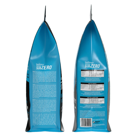 NUTRIENCE SubZero Canadian Pacific 海洋魚肉凍乾粒貓糧｜包裝側面