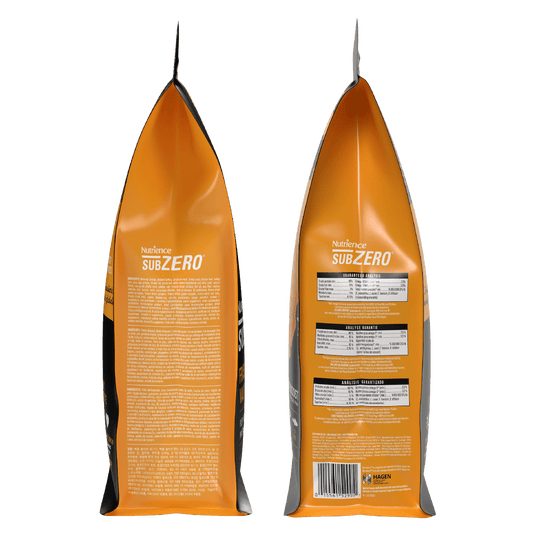NUTRIENCE SubZero Fraser Valley 鮮雞肉凍乾粒貓糧｜包裝側面